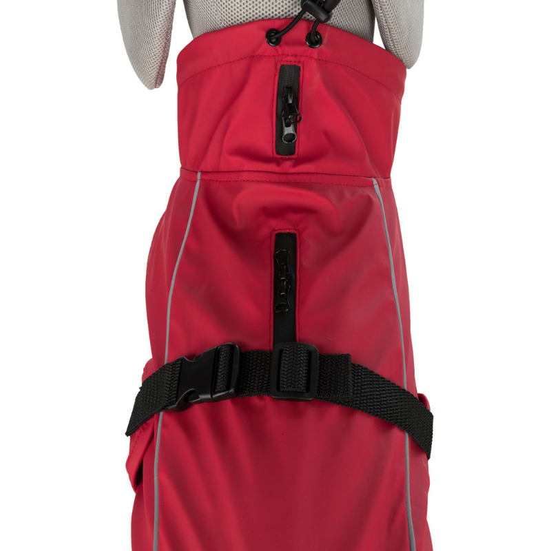 IMPERMEABLE PERRO VIMY ROJO TRIXIE