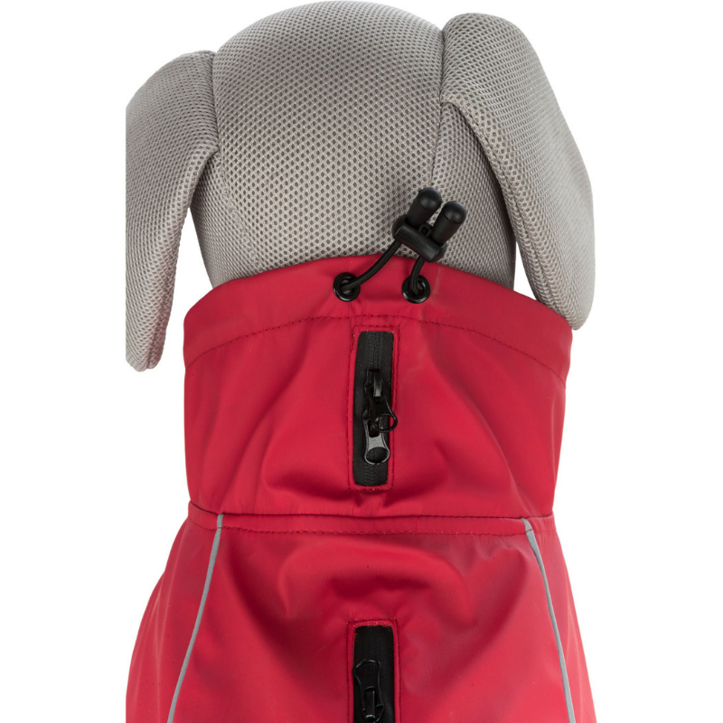 IMPERMEABLE PERRO VIMY ROJO TRIXIE