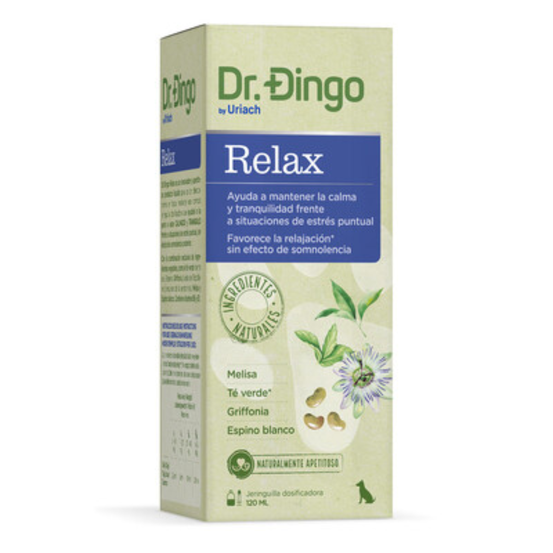 ALIMENTO COMPLEMENTARIO DR DINGO PERROS RELAX 120 ML