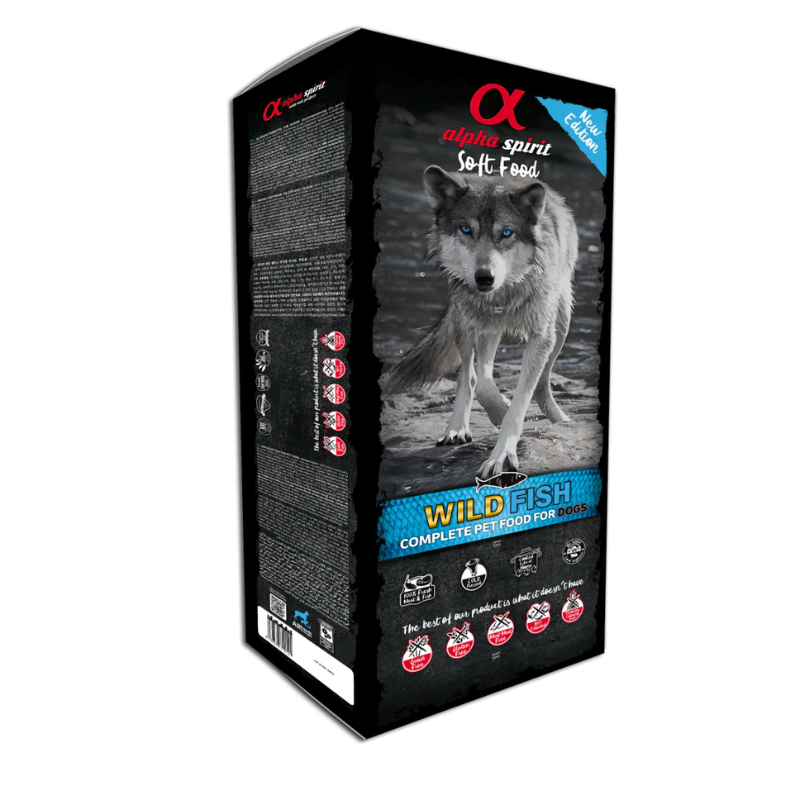 ALPHA SPIRIT SEMIHUMEDO WILD FISH 9 KG