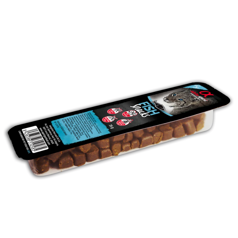 ALPHA SPIRIT SNACK GATOS PESCADO 16X35 GR