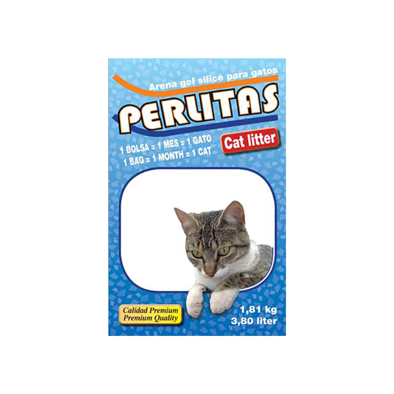 ARENA GEL DE SILICE PERLITAS GATOS RIBECAN 1,81 KG 3,8 LITROS