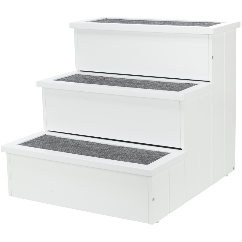 ESCALERA BLANCA PARA PERROS Y GATOS