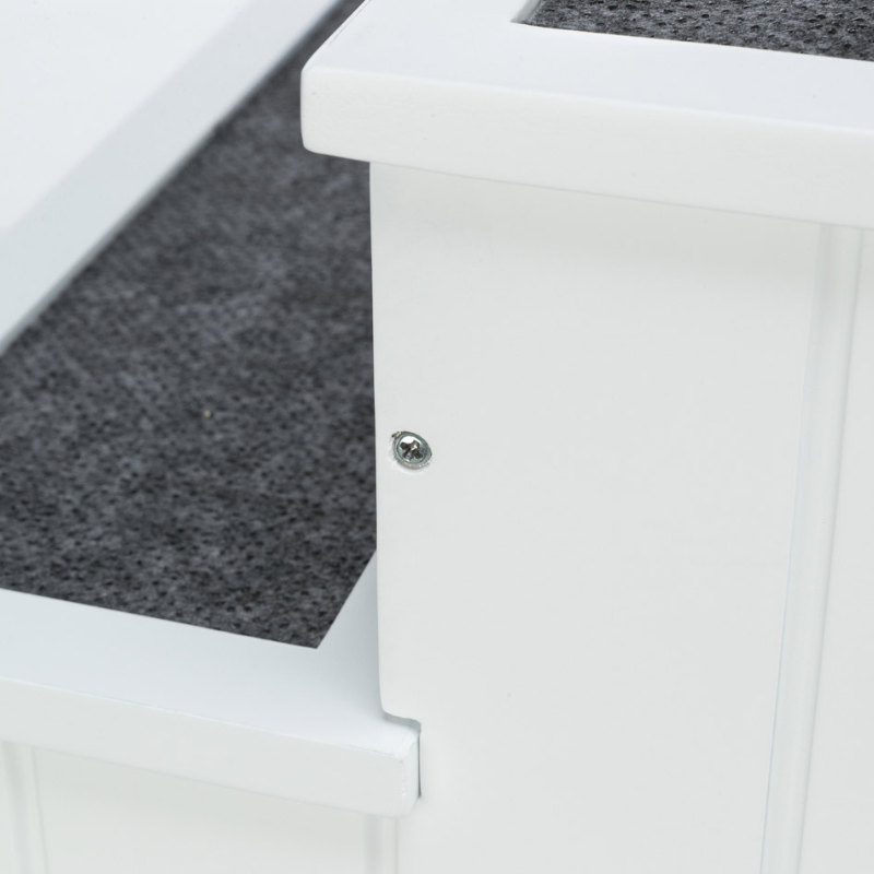 ESCALERA BLANCA PARA PERROS Y GATOS