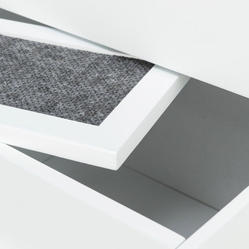 ESCALERA BLANCA PARA PERROS Y GATOS