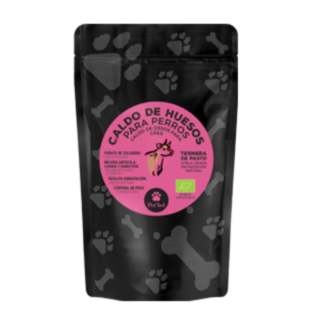 CALDO DE HUESOS DE TERNERA PARA PERROS ECO PET'BEL 9X230 ML
