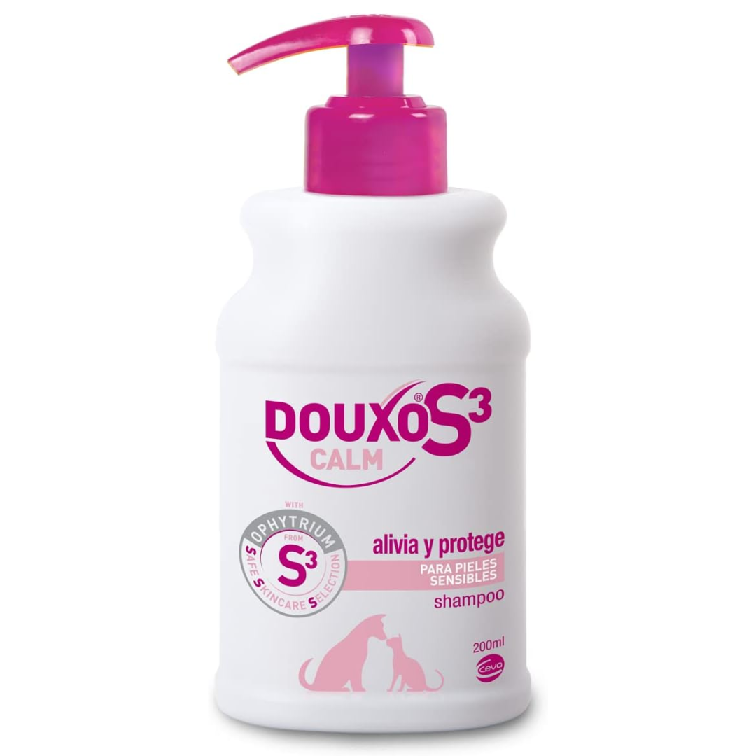 CHAMPU DOUXO S3 ANTI CASPA PERROS Y GATOS 200 ML