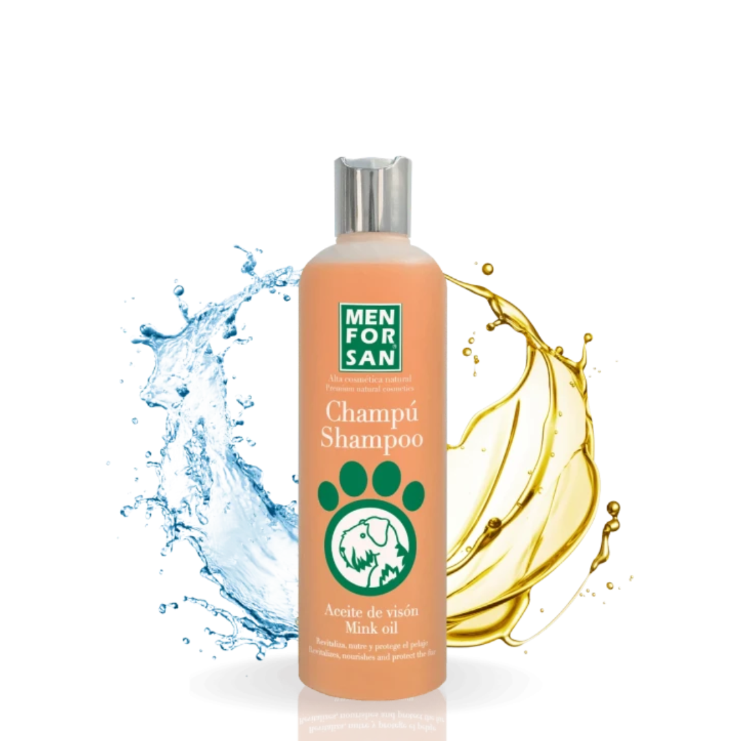 CHAMPÚ ACEITE DE VISÓN PARA PERROS MENFORSAN 300 ML