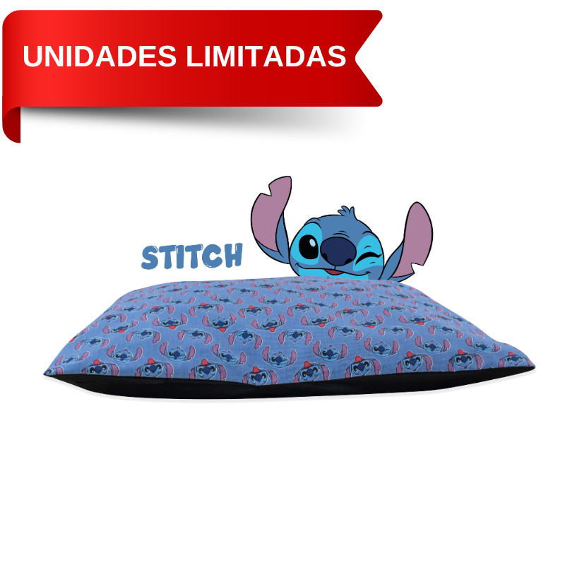 COLCHON PERROS DESENFUNDABLE STITCH DISNEY 80 x 62 x 10 CM