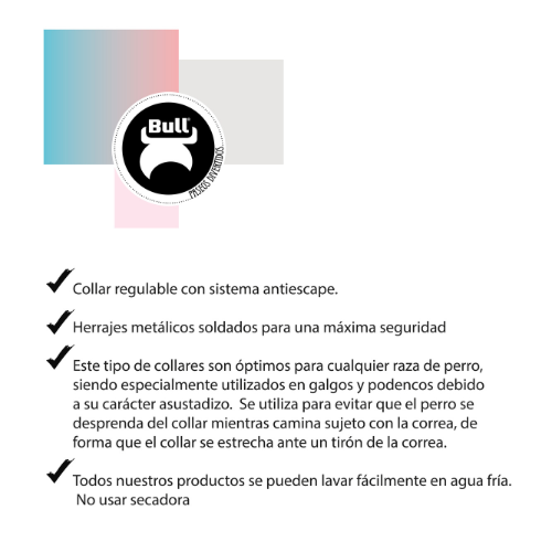 COLLAR MARTINGALE GALGOS ANTIESCAPE CLUB-DOG