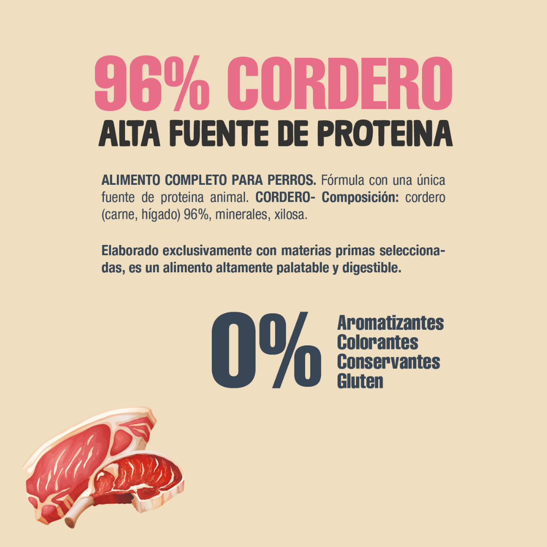 NUTRIPLUS PERROS COMIDA HUMEDA CORDERO 6x400 GR