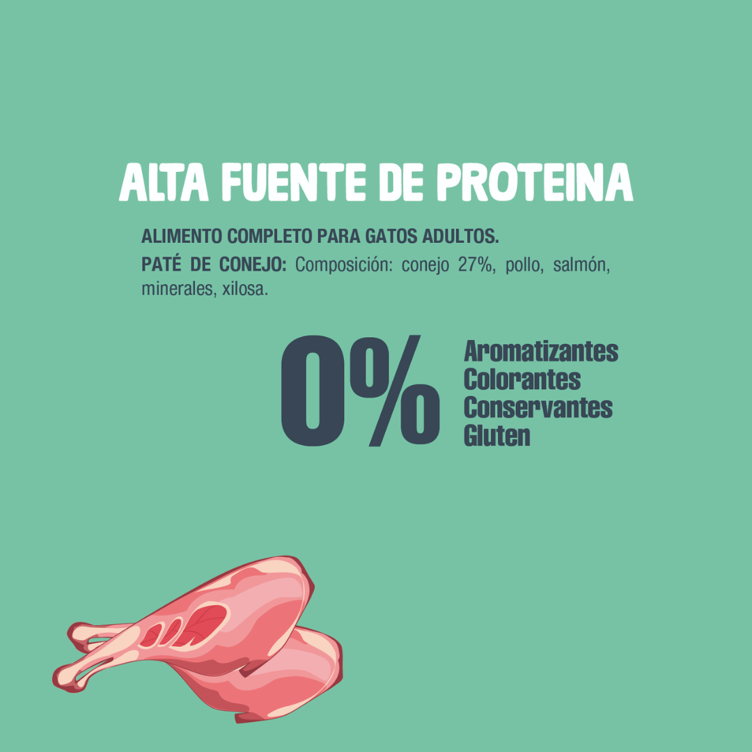 NUTRIPLUS GATOS COMIDA HUMEDA CONEJO 12x85 GR