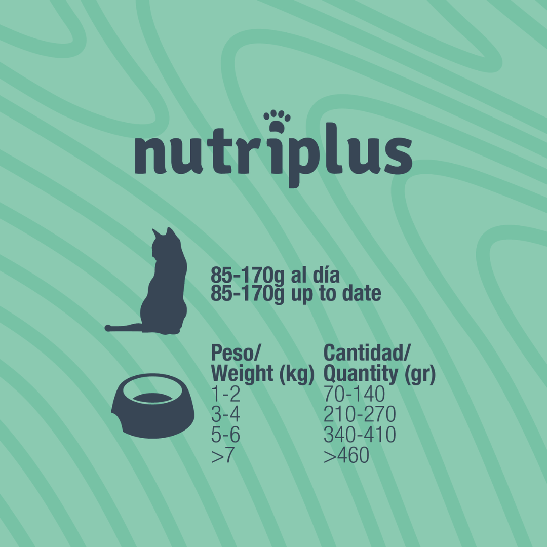 NUTRIPLUS GATOS COMIDA HUMEDA CONEJO 12x85 GR