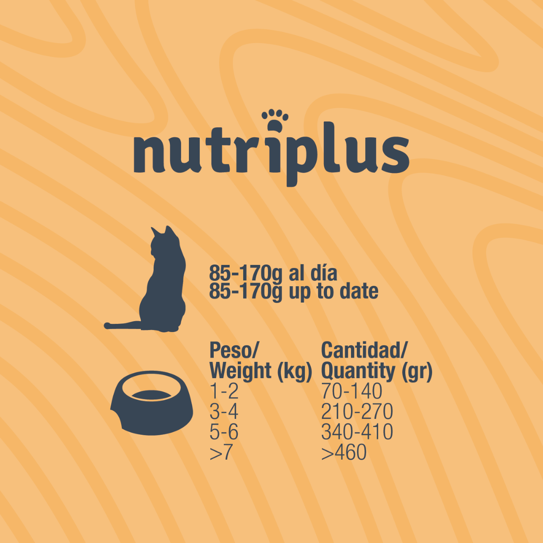 NUTRIPLUS GATOS COMIDA HUMEDA ESTERILIZADO POLLO 12x85 GR