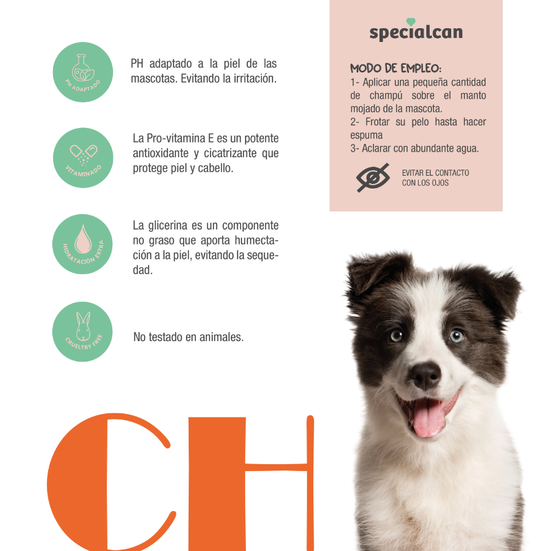 SPECIALCAN CHAMPU PARA PERROS CACHORRO