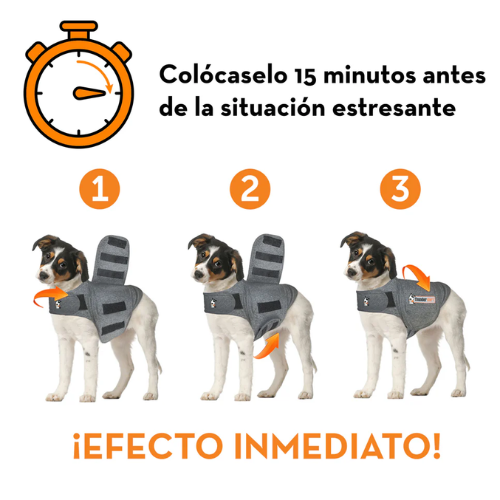 CHALECO RELAJANTE PARA PERROS THUNDERSHIRT