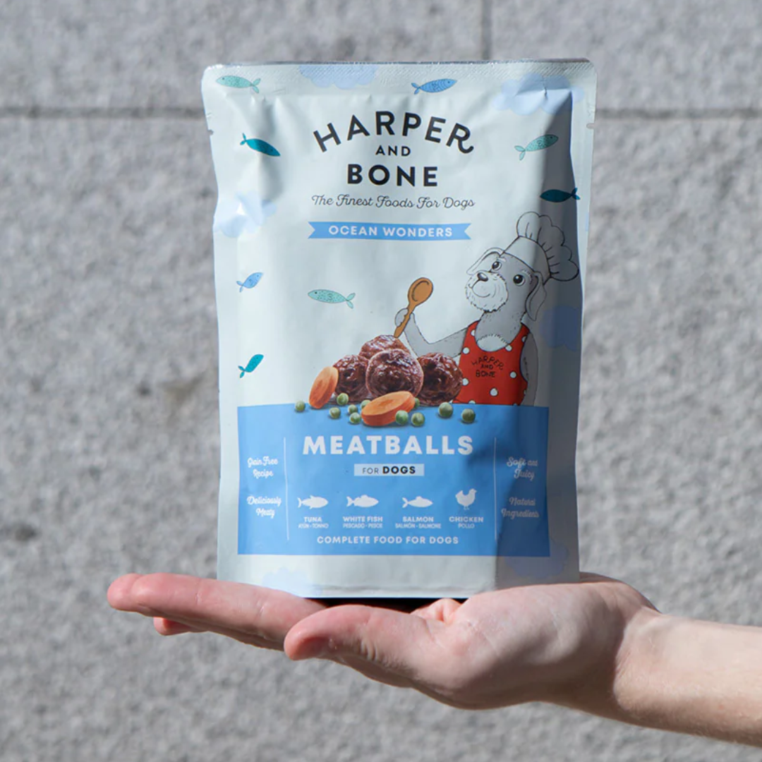ALBONDIGAS PARA PERROS HARPER AND BONE OCEAN WONDERS 12 X 300 G