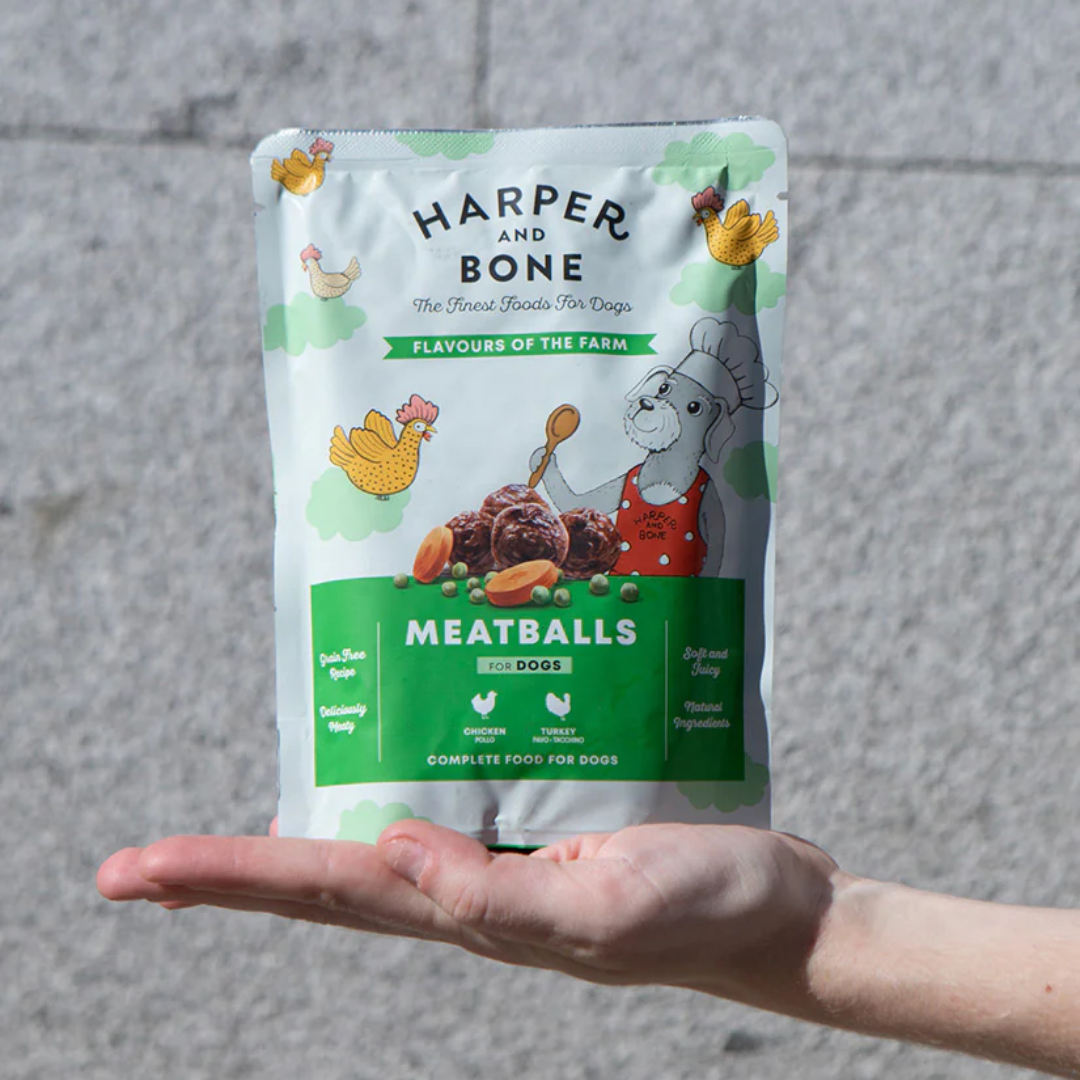 ALBONDIGAS PARA PERROS HARPER AND BONE FLAVOURS OF THE FARM 12 X 300 G