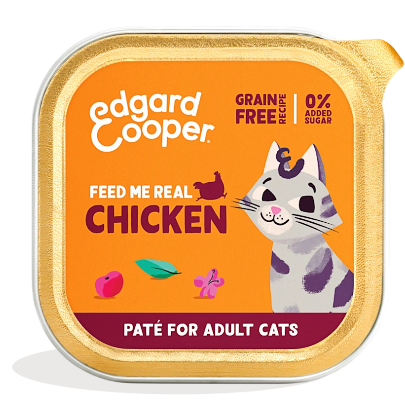 EDGARD COOPER GATOS HUMEDA PATE POLLO 16 X 85 GR