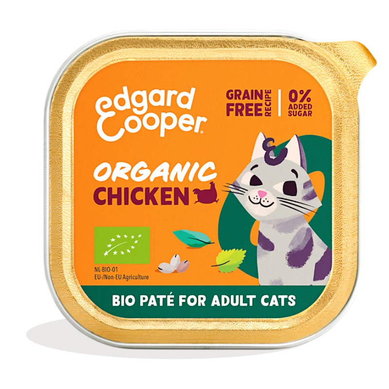 EDGARD COOPER GATOS HUMEDA PATE POLLO ECOLOGICO 16 X 85 GR