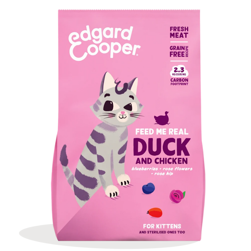 EDGARD COOPER GATOS PATO Y POLLO FRESCO 2 KG