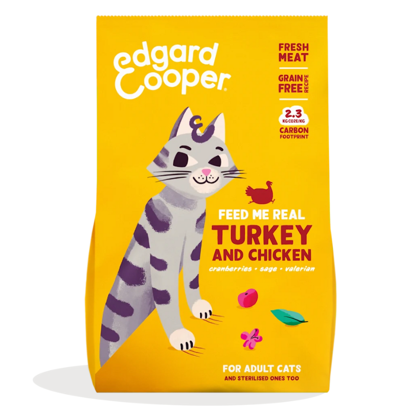 EDGARD COOPER GATOS PAVO Y POLLO FRESCO 2 KG