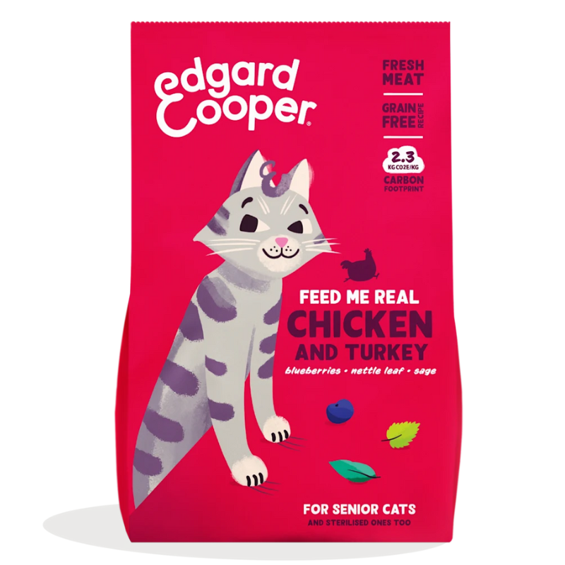 EDGARD COOPER GATOS POLLO Y PAVO FRESCO 2 KG