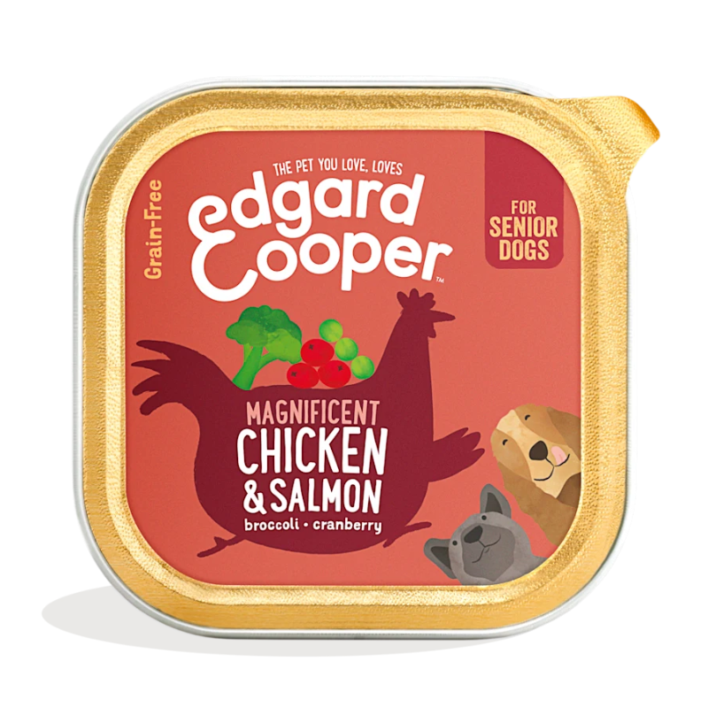 EDGARD COOPER PERROS HUMEDA TARRINA POLLO Y SALMON 11 X 150 G