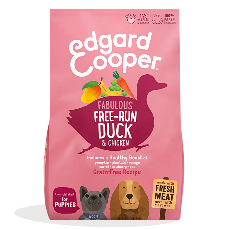 EDGARD COOPER PERROS PATO Y POLLO DE CORRAL ECOLOGICOS 12 KG