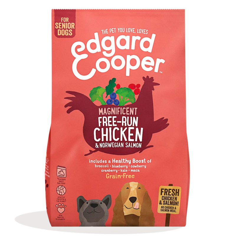 EDGARD COOPER PERROS POLLO DE CORRAL Y SALMON NORUEGO FRESCOS 2,5 KG