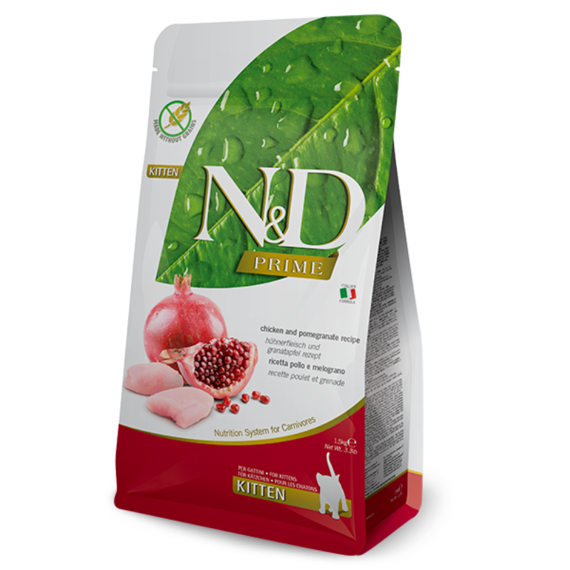 FARMINA ND GATITO PRIME POLLO Y GRANADA KITTEN 1,5 KG