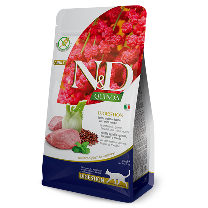 FARMINA ND GATO QUINOA DIGESTION ADULTO 5 KG