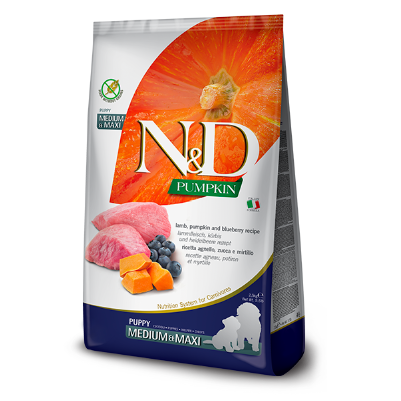 FARMINA ND PERRO PUMPKIN POLLO Y GRANADA ADULTO MEDIUM MAXI 12 KG