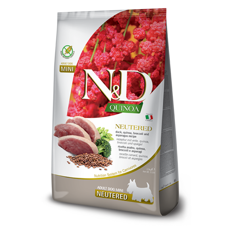 FARMINA ND PERRO QUINOA NEUTERED ADULTO MINI 7 KG