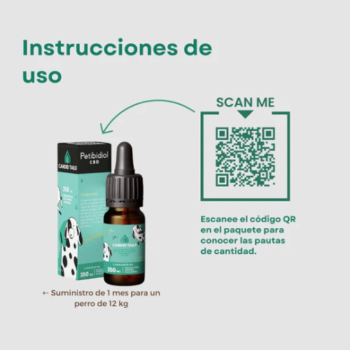 PETBIDIOL ACEITE DE CBD PERRO PEQUEÑO CANDID TAILS