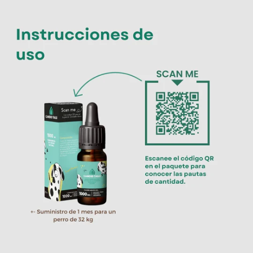 PETBIDIOL ACEITE DE CBD PERRO GRANDE CANDID TAILS