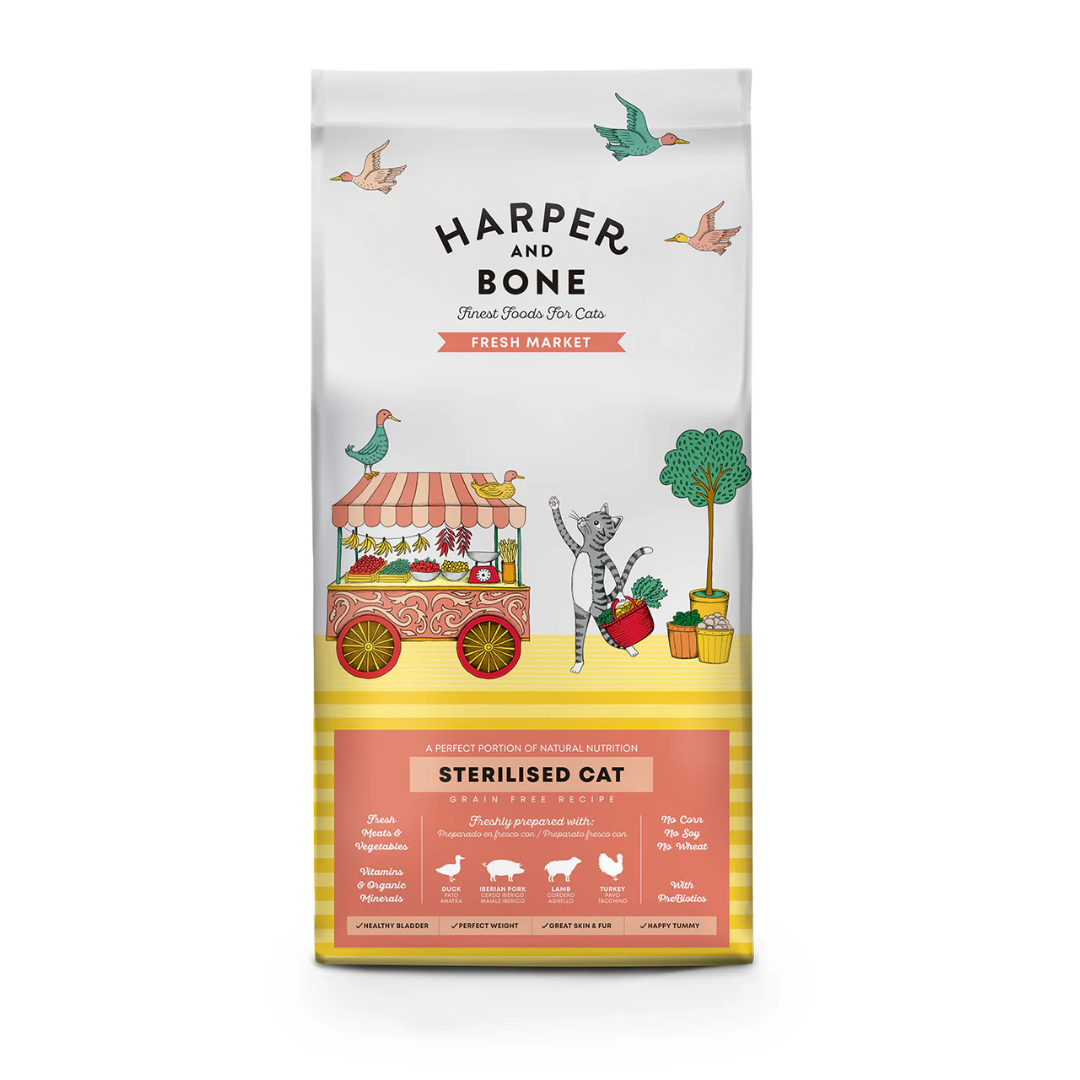 HARPER AND BONE GATO ADULTO ESTERILIZADO FRESH MARKET 5KG