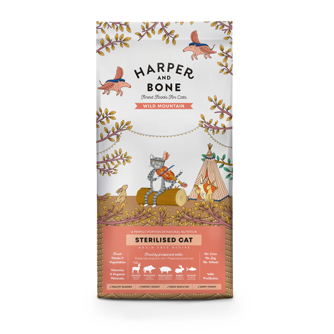 HARPER AND BONE GATO ESTERILIZADO WILD MOUNTAIN 5 KG