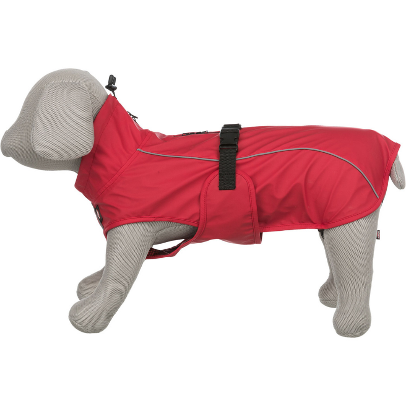 IMPERMEABLE PERRO VIMY ROJO TRIXIE