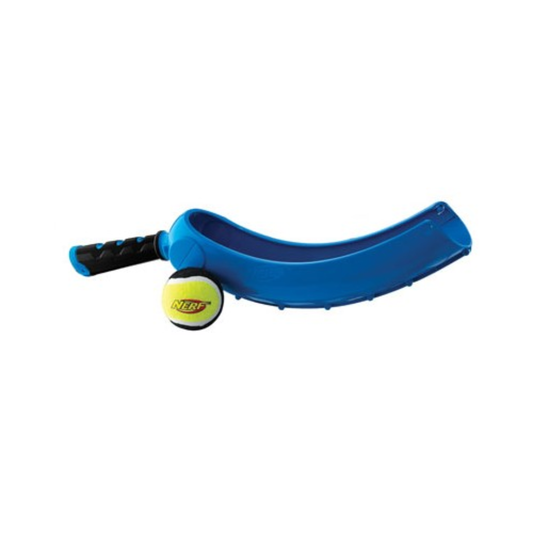 LANZADOR DE PELOTAS DE TENIS PARA PERROS NERF