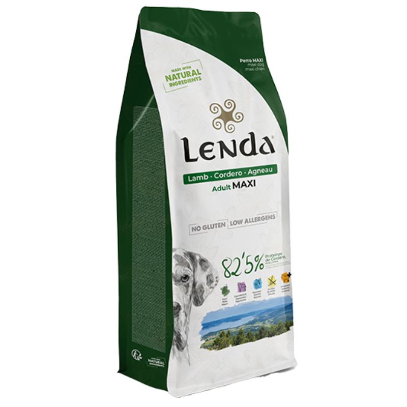 LENDA PERROS MAXI CORDERO 12 KG