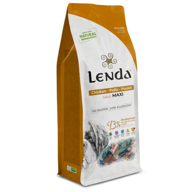 LENDA PERROS MAXI POLLO 12 KG