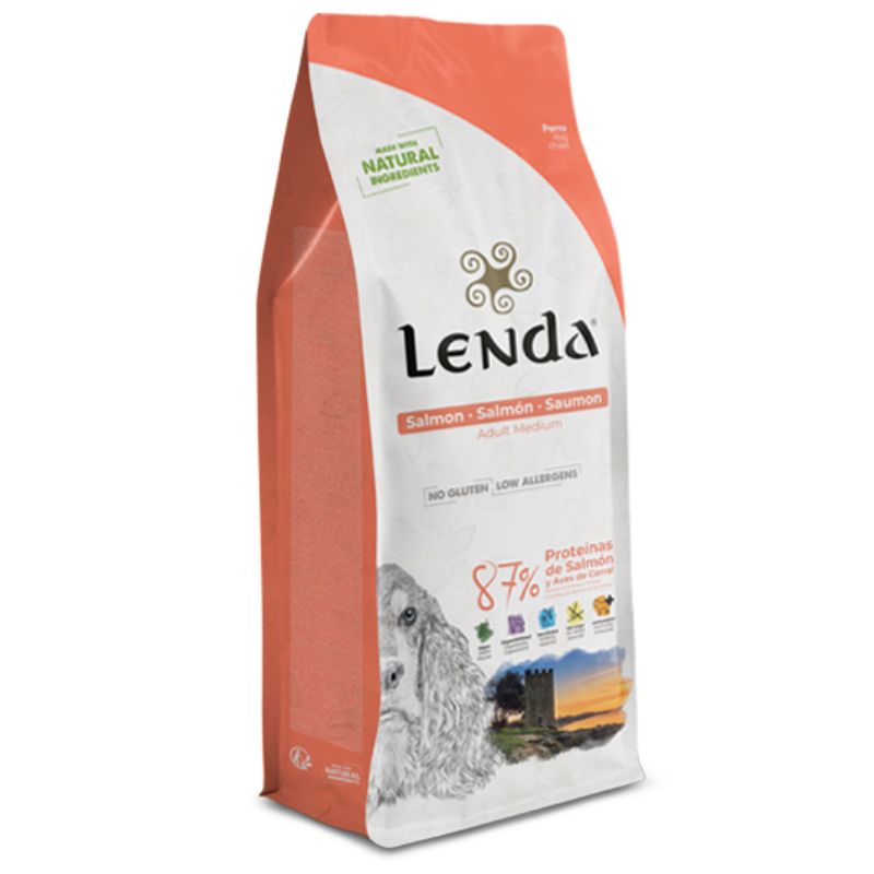 LENDA PERROS MEDIUM SALMON