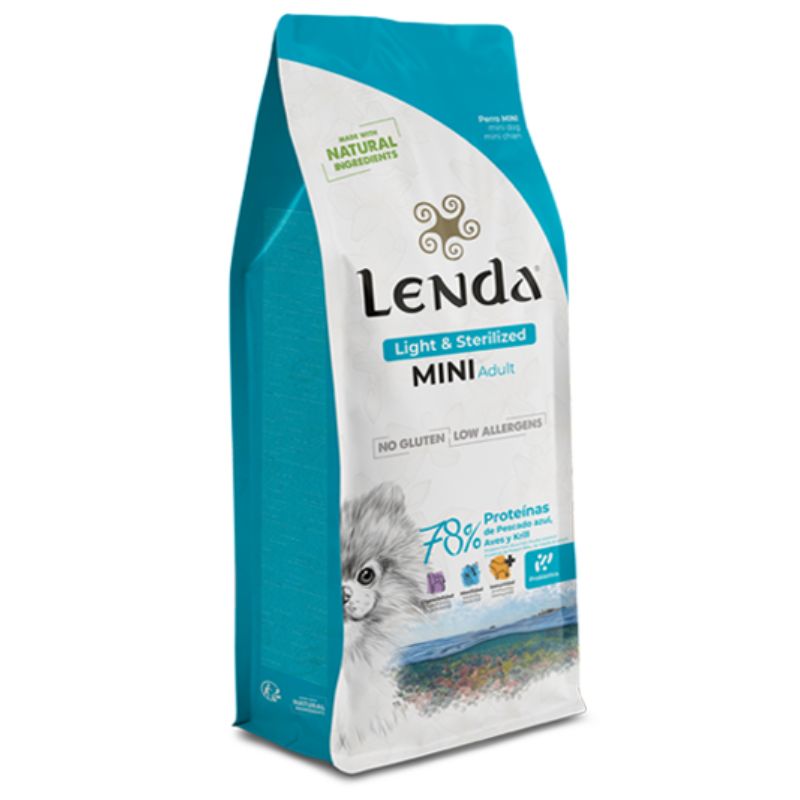 LENDA PERROS MINI LIGHT Y ESTERILIZADOS 2 KG