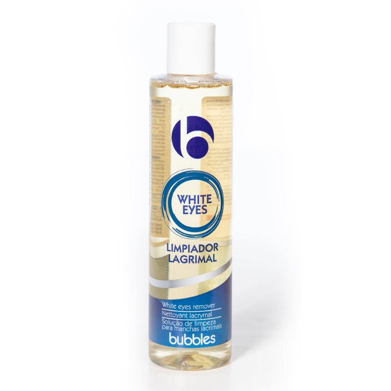 LIMPIADOR LAGRIMAL BLANQUEADOR PERROS BUBBLES 3 x 250 ML