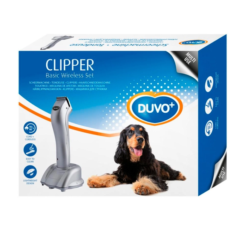 MAQUINILLA CORTE PERROS INALAMBRICA A BATERIA CLIPPER 805 - 7 W DUVO