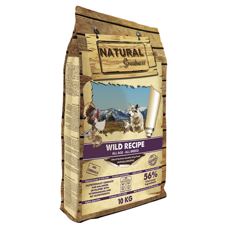 NATURAL GREATNESS SALVAJE PERROS 10 KG