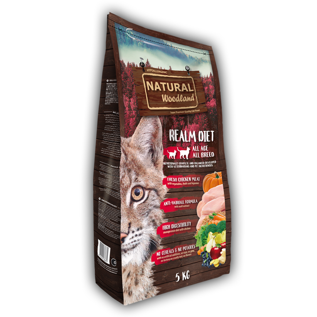 NATURAL GREATNESS WOODLAND GATOS REALM DIET 5 KG