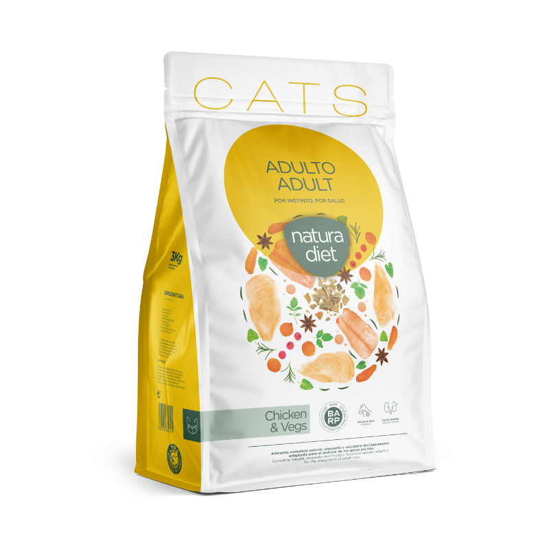 NATURA DIET GATOS ADULTOS POLLO 3 KG