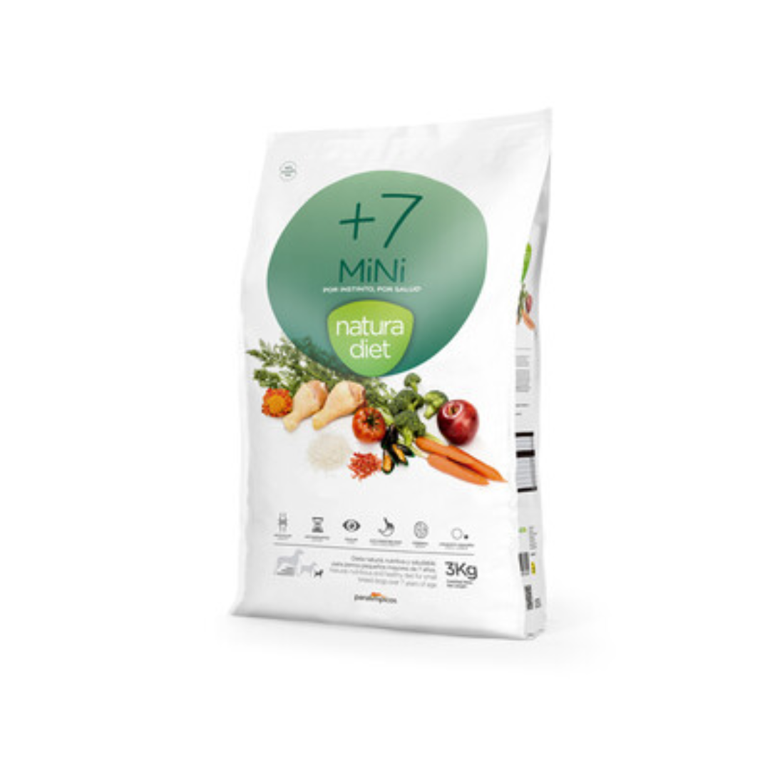 NATURA DIET PERROS +7 MINI 3 KG